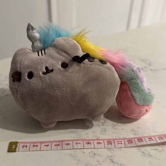 Pusheen unicorn plush keychain - Picture 3 of 6